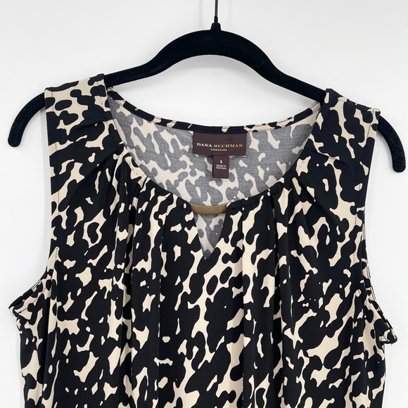 DANA BUCHMAN Signature Jersey Stretch Shift Dress Sleeveless - Size Small - Picture 3 of 11